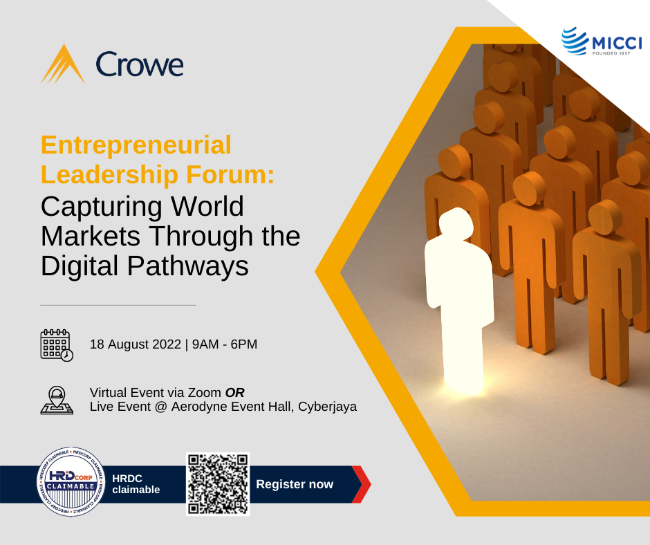 [CROWE] Entrepreneurial Leadership Forum: Capturing World Markets Through The Digital Pathways
